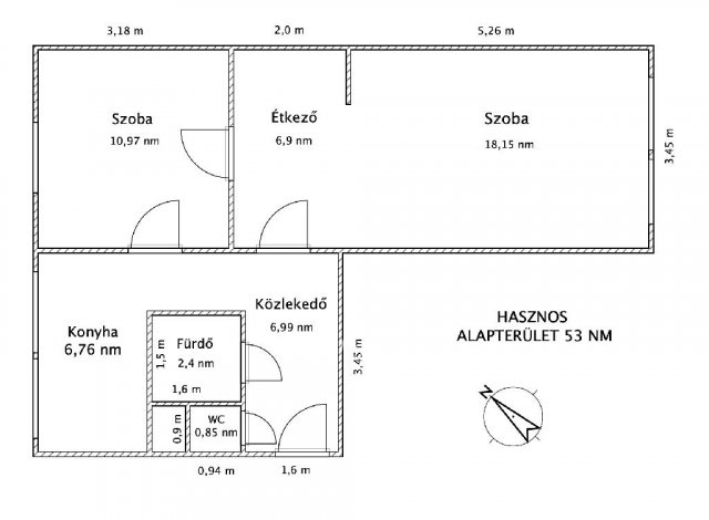 Eladó téglalakás, Ajkán 35 M Ft, 1+1 szobás
