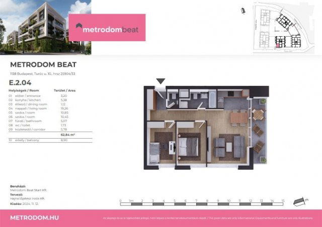 Eladó téglalakás, Budapesten, XIII. kerületben, Turóc utcában