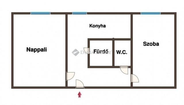 Eladó panellakás, Pécsett 42.9 M Ft, 2 szobás