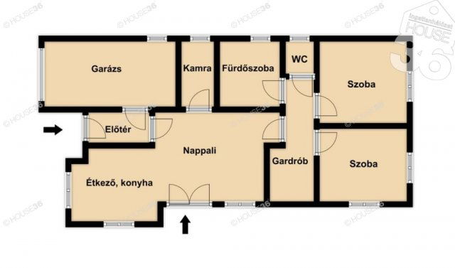 Kiadó családi ház, albérlet, Kecskeméten 600 E Ft / hó