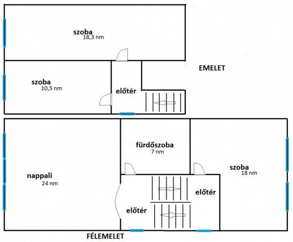 Eladó családi ház, Budapesten, XV. kerületben 152 M Ft, 4 szobás