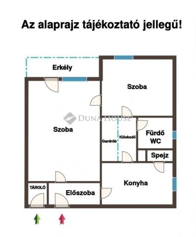 Eladó téglalakás, Budapesten, XVIII. kerületben 62.9 M Ft