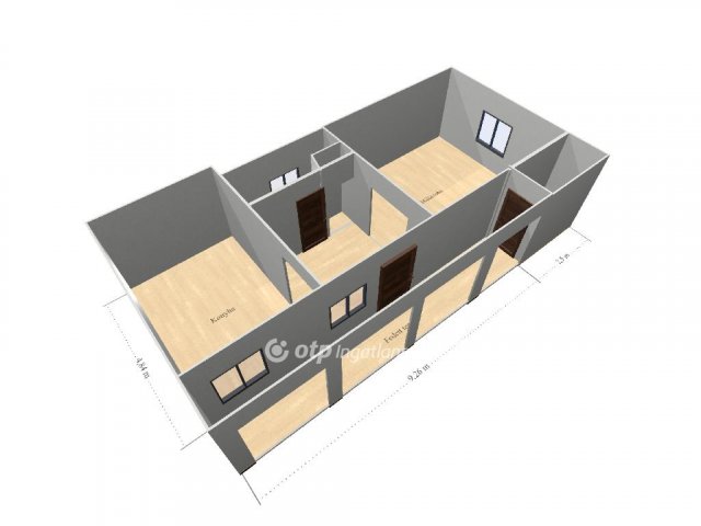 Eladó családi ház, Erdőtelken 8 M Ft, 1 szobás