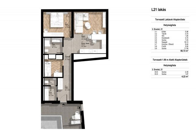 Eladó téglalakás, Budapesten, VI. kerületben, Jókai utcában