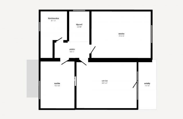 Eladó családi ház, Tuzséren 16 M Ft, 3+1 szobás