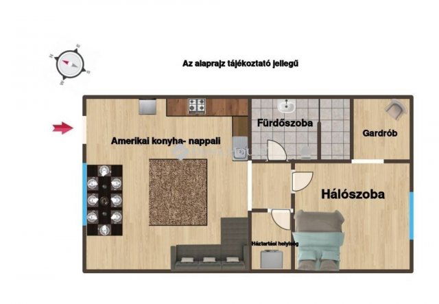 Eladó téglalakás, Budapesten, XXI. kerületben 36.5 M Ft