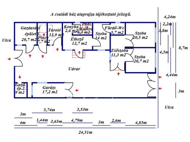 Eladó családi ház, Abonyban 44 M Ft, 3 szobás