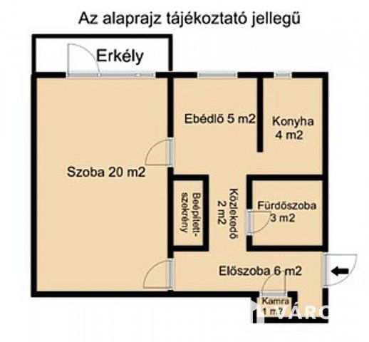Eladó téglalakás, Békéscsabán 27.5 M Ft, 1 szobás