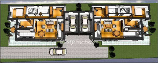 Eladó ikerház, Adonyban 79.9 M Ft, 4 szobás