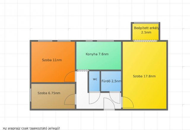 Eladó panellakás, Salgótarjánban 18.99 M Ft, 2+1 szobás