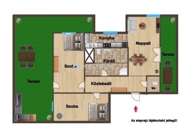 Eladó téglalakás, Budapesten, XIII. kerületben 120 M Ft