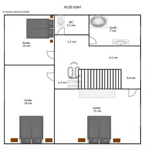 Eladó családi ház, Ráckeresztúron 94.9 M Ft, 5 szobás