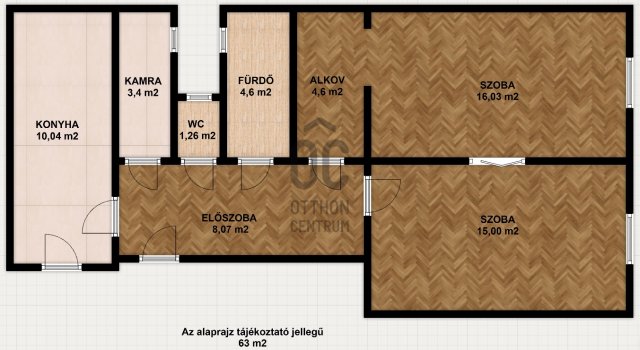 Eladó téglalakás, Budapesten, VI. kerületben 83.6 M Ft, 2 szobás