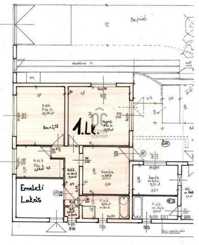 Eladó téglalakás, Budapesten, IV. kerületben 98 M Ft, 3 szobás