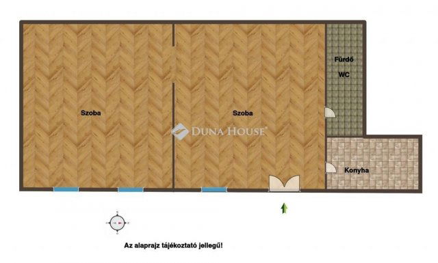 Eladó téglalakás, Budapesten, V. kerületben 79.9 M Ft, 2 szobás