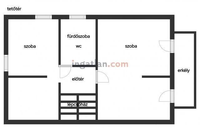 Eladó nyaraló, Szolnokon 56.8 M Ft, 3 szobás