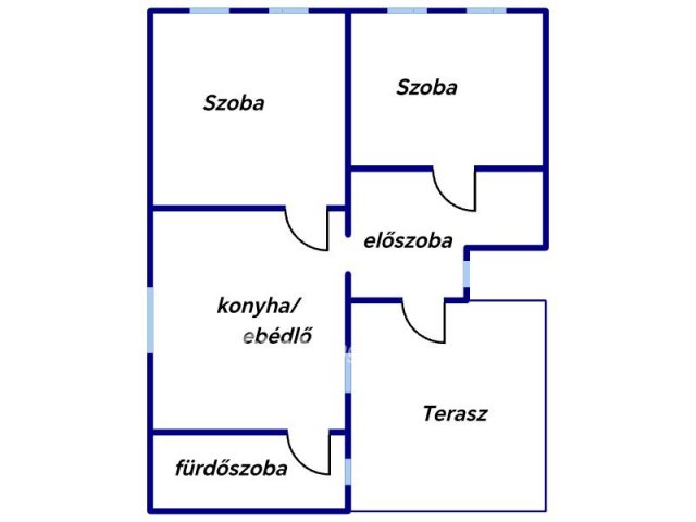 Eladó családi ház, Egerfarmoson 19 M Ft, 2 szobás
