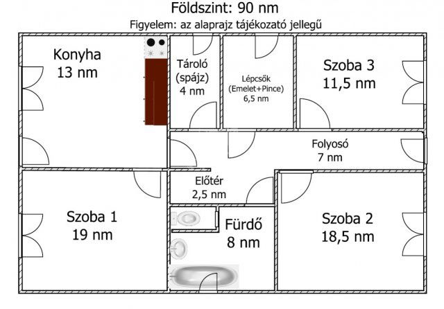 Eladó családi ház, Debrecenben 79.95 M Ft, 5 szobás