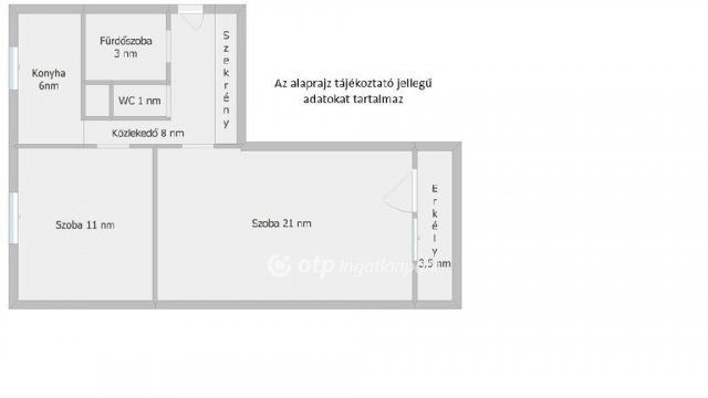 Eladó panellakás, Székesfehérvárott 52.5 M Ft, 1+1 szobás