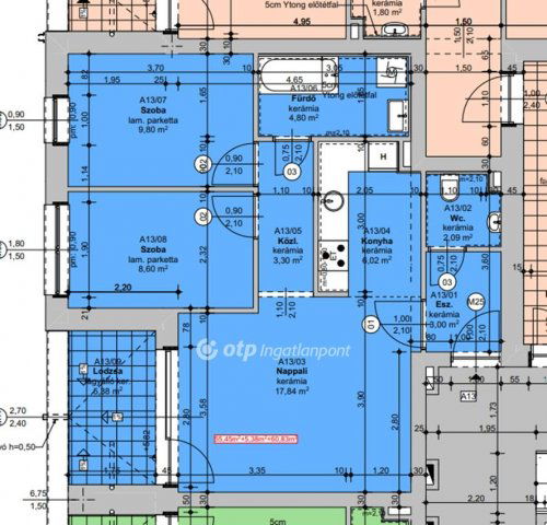 Eladó téglalakás, Szegeden 73.604 M Ft, 2+1 szobás