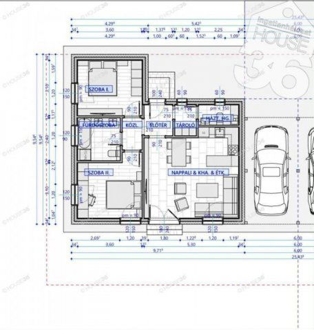 Eladó ikerház, Kecskeméten 63.9 M Ft, 3 szobás