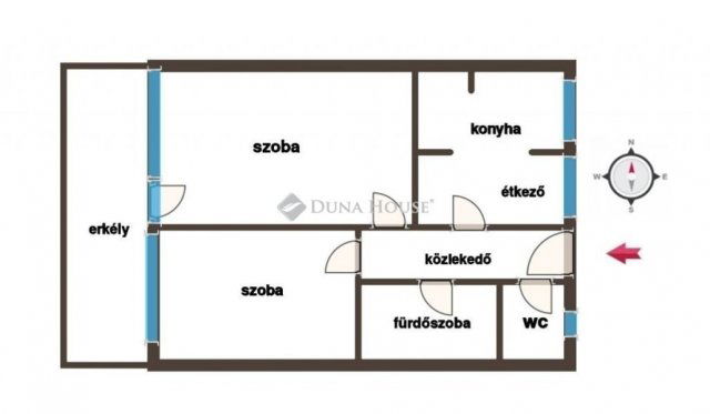Eladó téglalakás, Zalaegerszegen 35.5 M Ft, 2 szobás