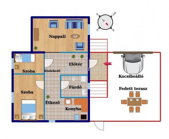 Eladó téglalakás, Bakonyszombathelyen 32.5 M Ft, 3 szobás