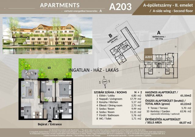 Eladó téglalakás, Veresegyházon 93.81 M Ft, 2 szobás