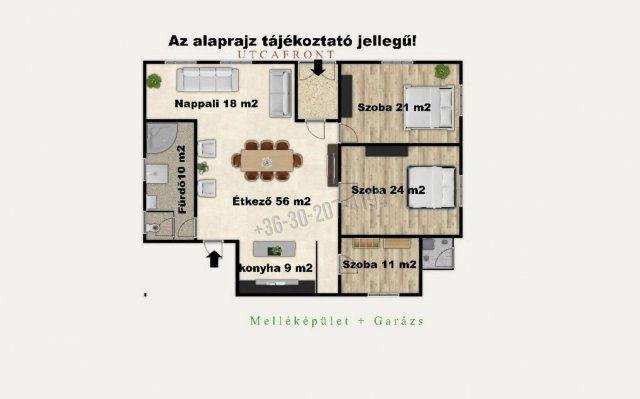 Eladó családi ház, Bakson 39.9 M Ft, 4 szobás