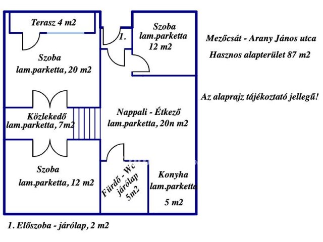 Eladó családi ház, Mezőcsáton 19 M Ft, 3 szobás