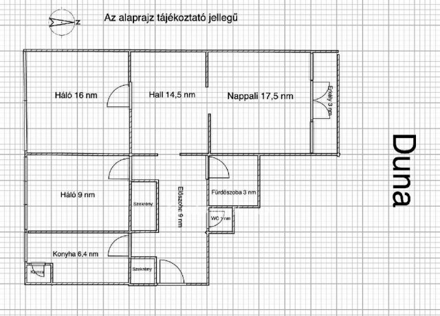Eladó téglalakás, Budapesten, II. kerületben 119.9 M Ft
