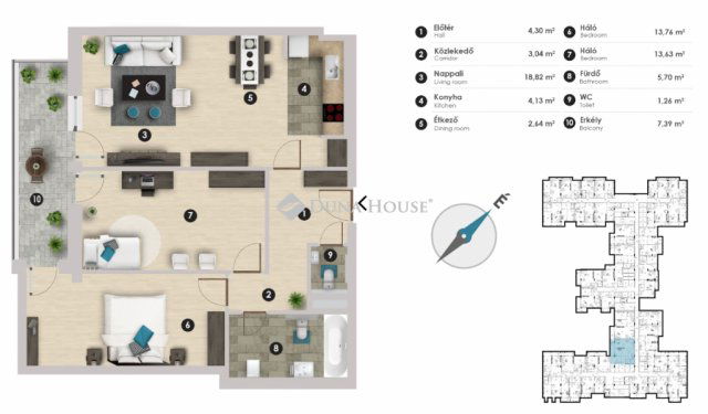 Eladó téglalakás, Budapesten, XIII. kerületben 113.558 M Ft