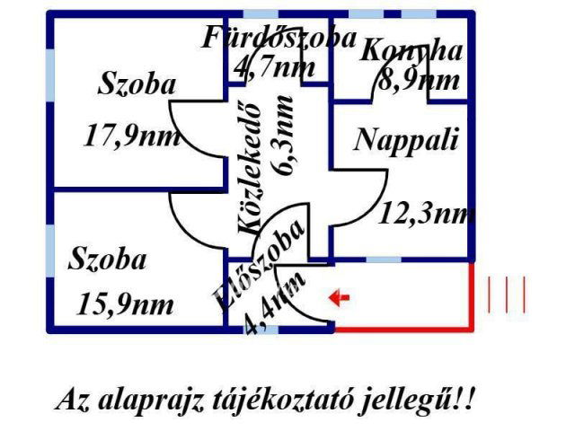 Eladó családi ház, Jászárokszálláson 19.5 M Ft, 2 szobás