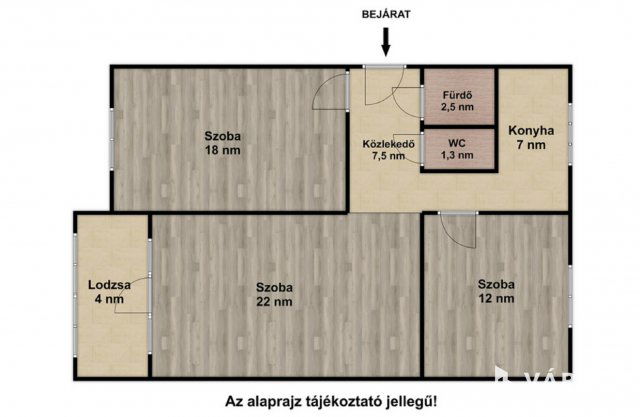Eladó panellakás, Algyőn 58 M Ft, 3 szobás