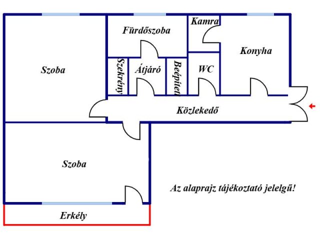 Eladó téglalakás, Kunszentmártonban 26.5 M Ft, 2 szobás