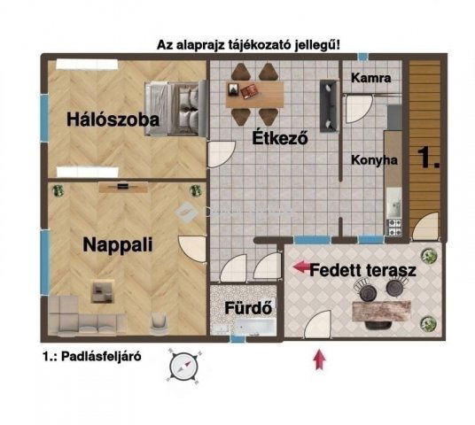 Eladó téglalakás, Budapesten, XX. kerületben 65 M Ft, 2 szobás