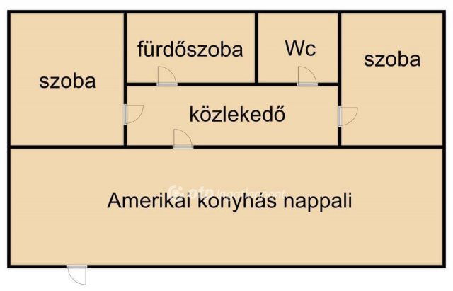 Kiadó téglalakás, albérlet, Nyíregyházán 300 E Ft / hó