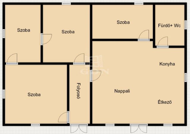 Eladó családi ház, Pécselyen 84.9 M Ft, 4+1 szobás