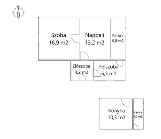 Eladó családi ház, Jászkarajenőn 17.5 M Ft, 2+1 szobás