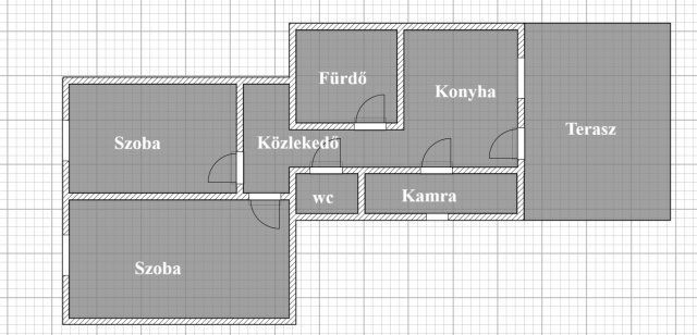 Eladó családi ház, Kecskeméten 47.5 M Ft, 2 szobás