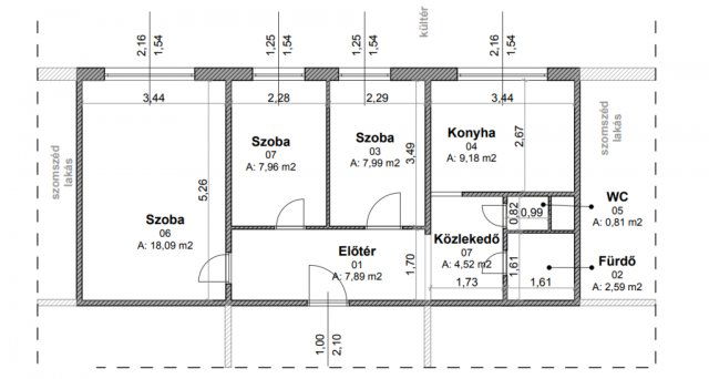 Eladó téglalakás, XXI. kerületben, Kossuth Lajos utcában