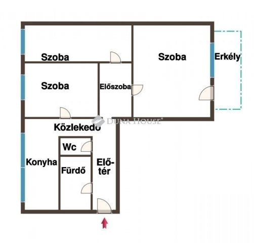 Eladó panellakás, Kecskeméten 52.9 M Ft, 3 szobás