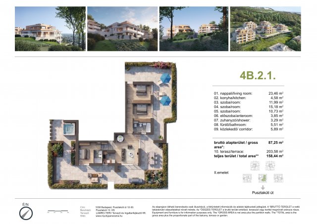 Eladó téglalakás, Budapesten, III. kerületben, Pusztakúti úton