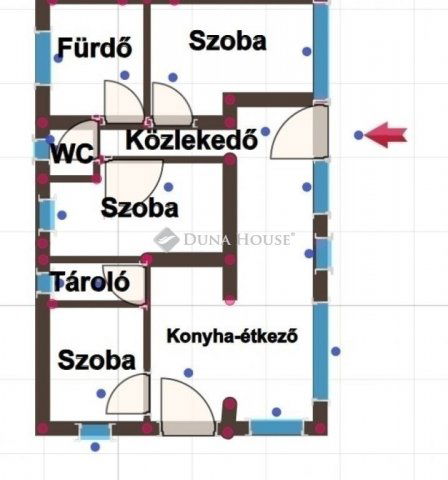 Eladó családi ház, Vecsésen 85 M Ft, 6 szobás