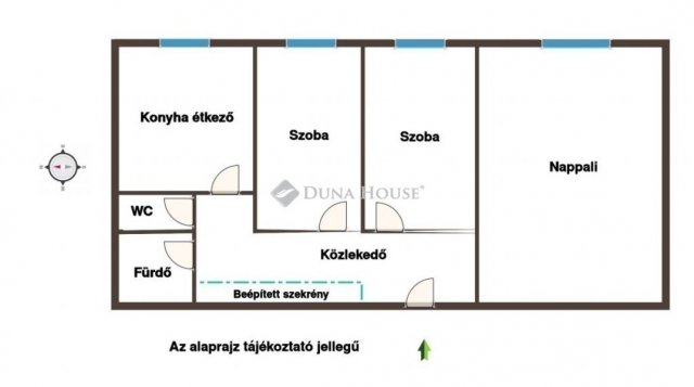 Eladó panellakás, Debrecenben 60.5 M Ft, 3 szobás