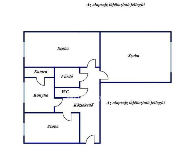 Eladó panellakás, Szegeden 61.9 M Ft, 2+1 szobás