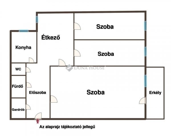 Eladó panellakás, Budapesten, XXI. kerületben 62 M Ft, 2+1 szobás