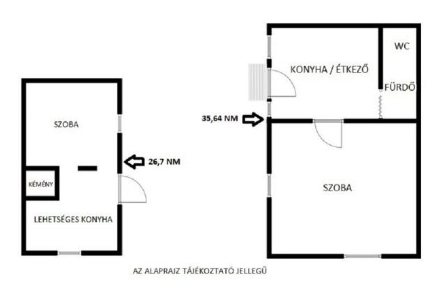 Eladó családi ház, Hernádon 19.9 M Ft, 1 szobás