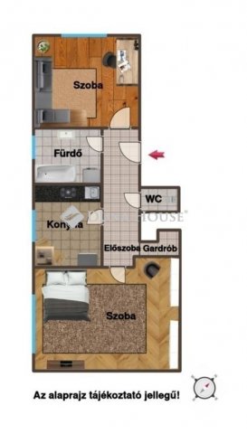 Eladó téglalakás, Budapesten, XV. kerületben 66 M Ft, 2 szobás