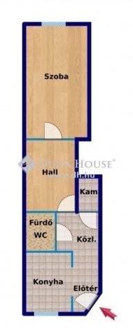 Eladó téglalakás, Budapesten, V. kerületben 75.9 M Ft, 1 szobás